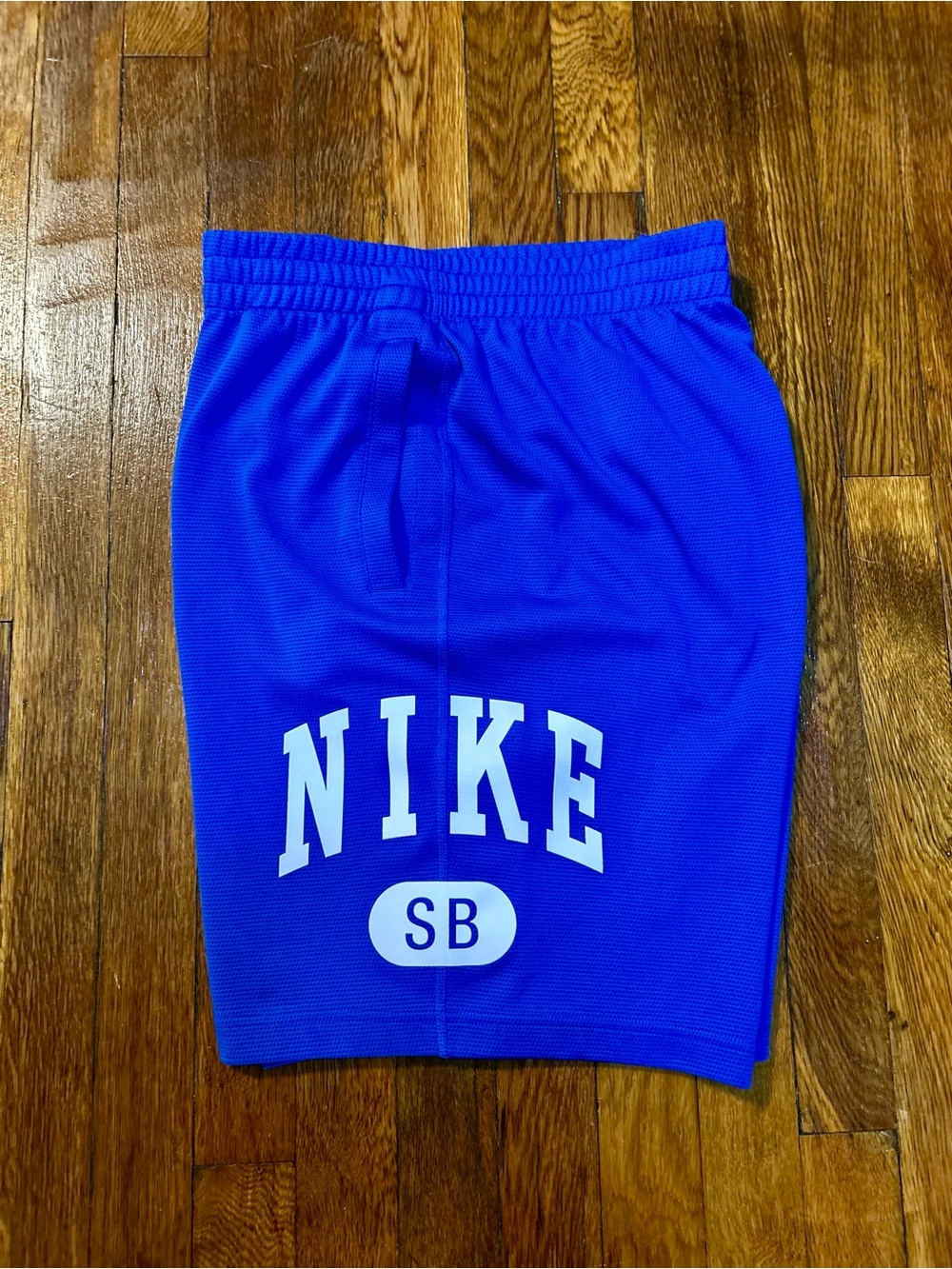 Nike Men's Athletic Shorts in Royal Blue with White Logo